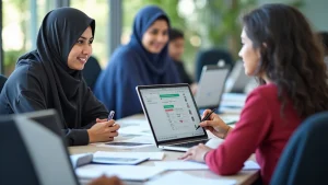 This image shows a laptop screen displaying a webpage for checking HSC admission results online in Bangladesh.